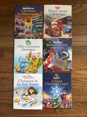 Disney lot of 6 mini books